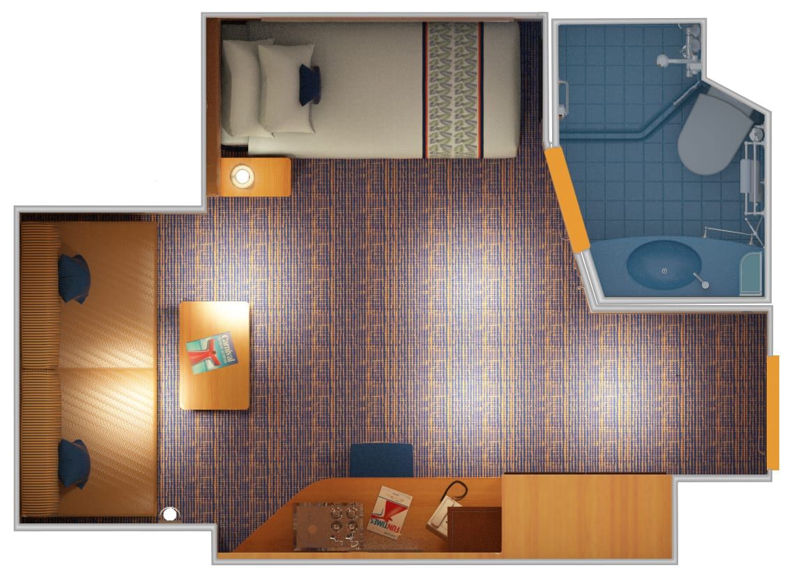 Carnival Horizon Interior Upper/Lower (1A) floor plan, photo 2 of 5