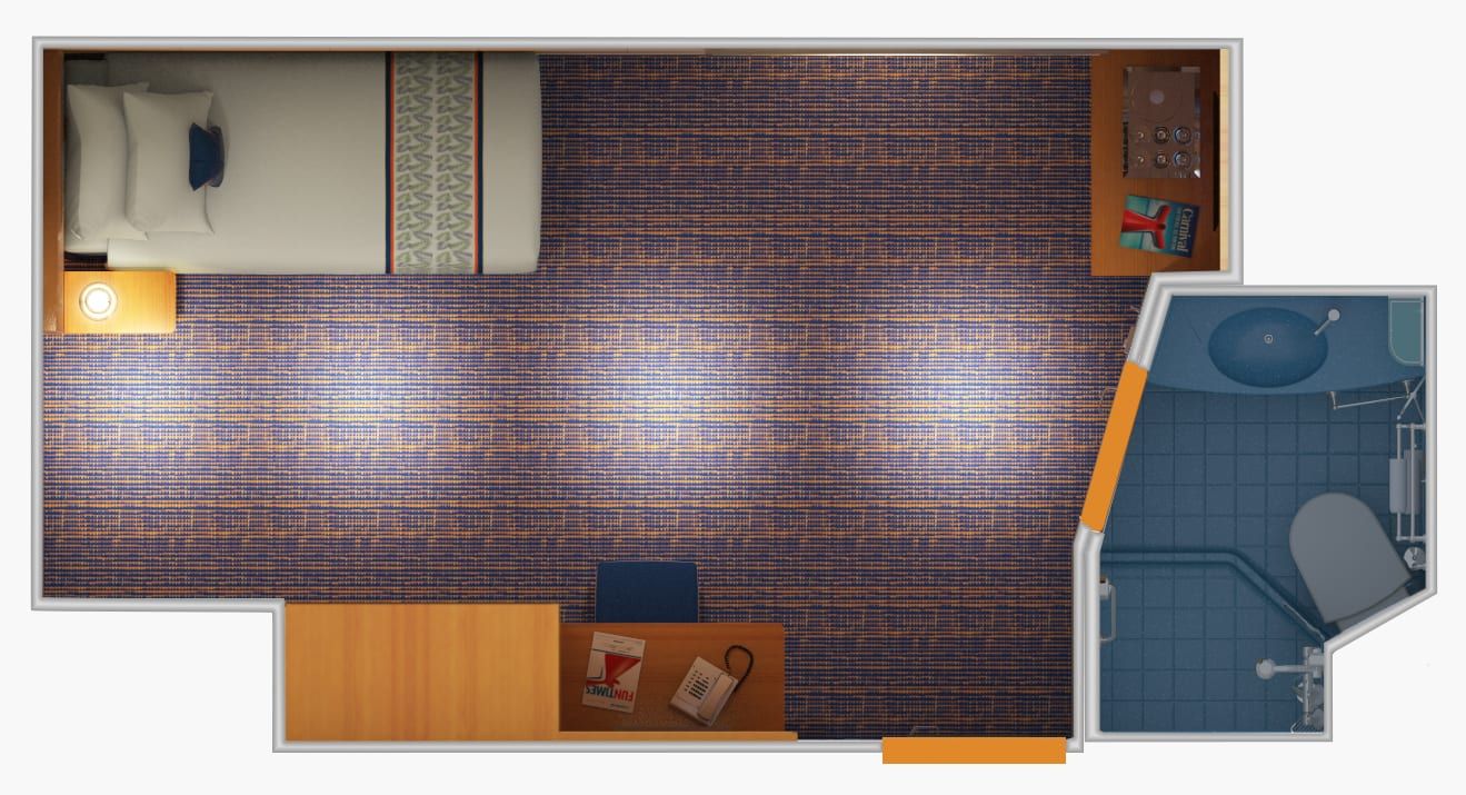 Carnival Horizon Interior Upper/Lower (1A) floor plan, photo 5 of 5
