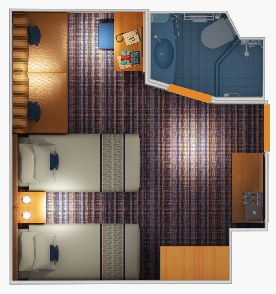 Carnival Horizon Interior (4F) floor plan, photo 3 of 4