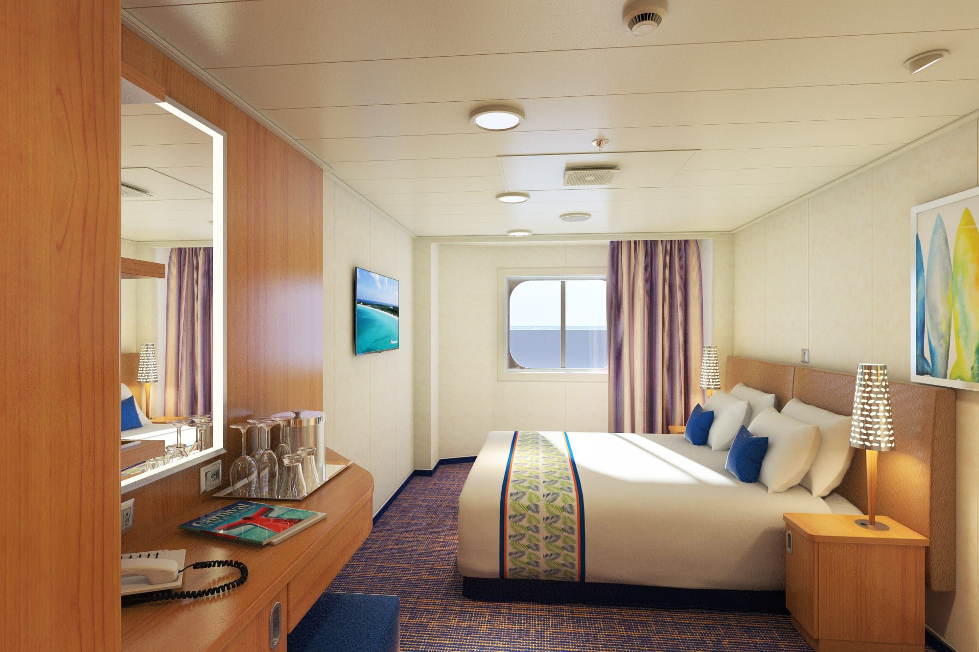 Carnival Horizon Interior with Picture Window (Walkway View) (4J) cabin, photo 3 of 16