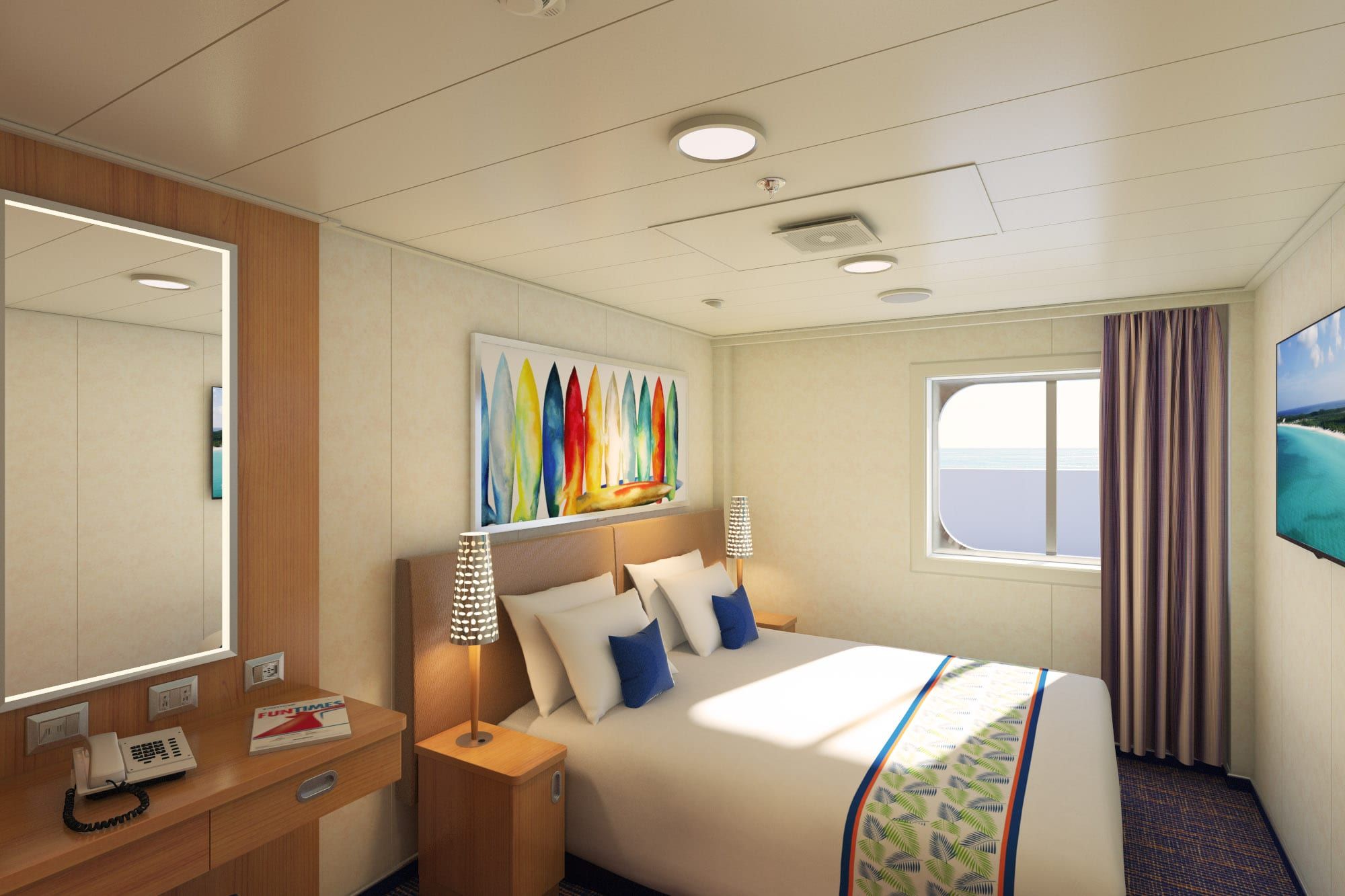 Carnival Horizon Interior with Picture Window (Walkway View) (4J) cabin, photo 6 of 16