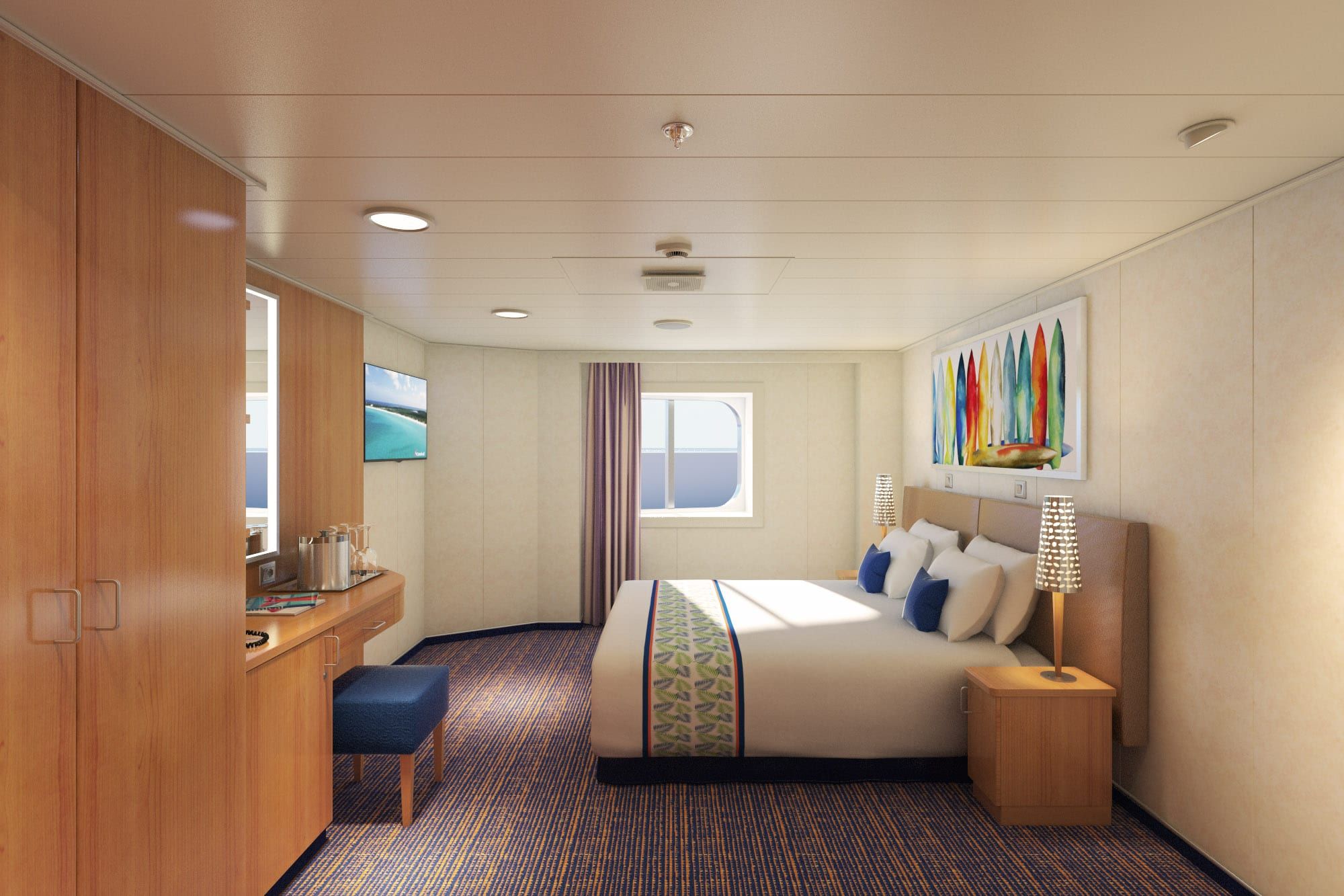 Carnival Horizon Interior with Picture Window (Walkway View) - Accessible (4J) cabin, photo 1 of 5
