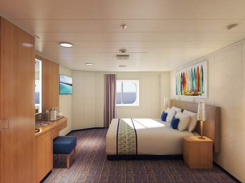 Carnival Horizon Interior with Picture Window (Walkway View) - Accessible (4J) cabin, photo 1 of 5 Carnival Horizon Interior with Picture Window (Walkway View) - Accessible (4J) cabin, photo 1 of 5