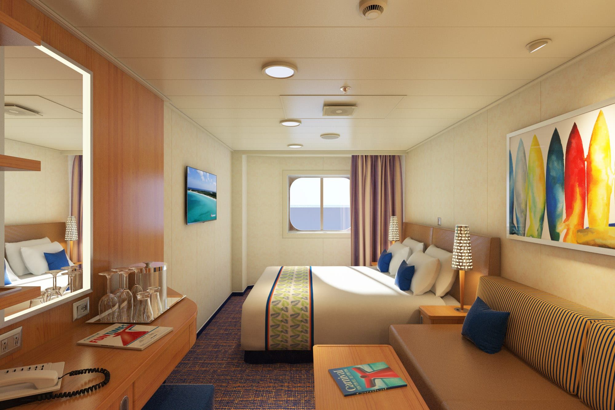 Carnival Horizon Interior with Picture Window (Walkway View) (4J) cabin, photo 1 of 16