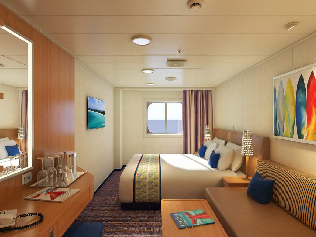Carnival Horizon Interior with Picture Window (Walkway View) (4J) cabin, photo 1 of 16 Carnival Horizon Interior with Picture Window (Walkway View) (4J) cabin, photo 1 of 16