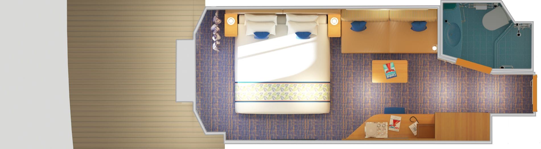 Carnival Horizon Interior with Picture Window (Walkway View) (4J) floor plan, photo 1 of 8