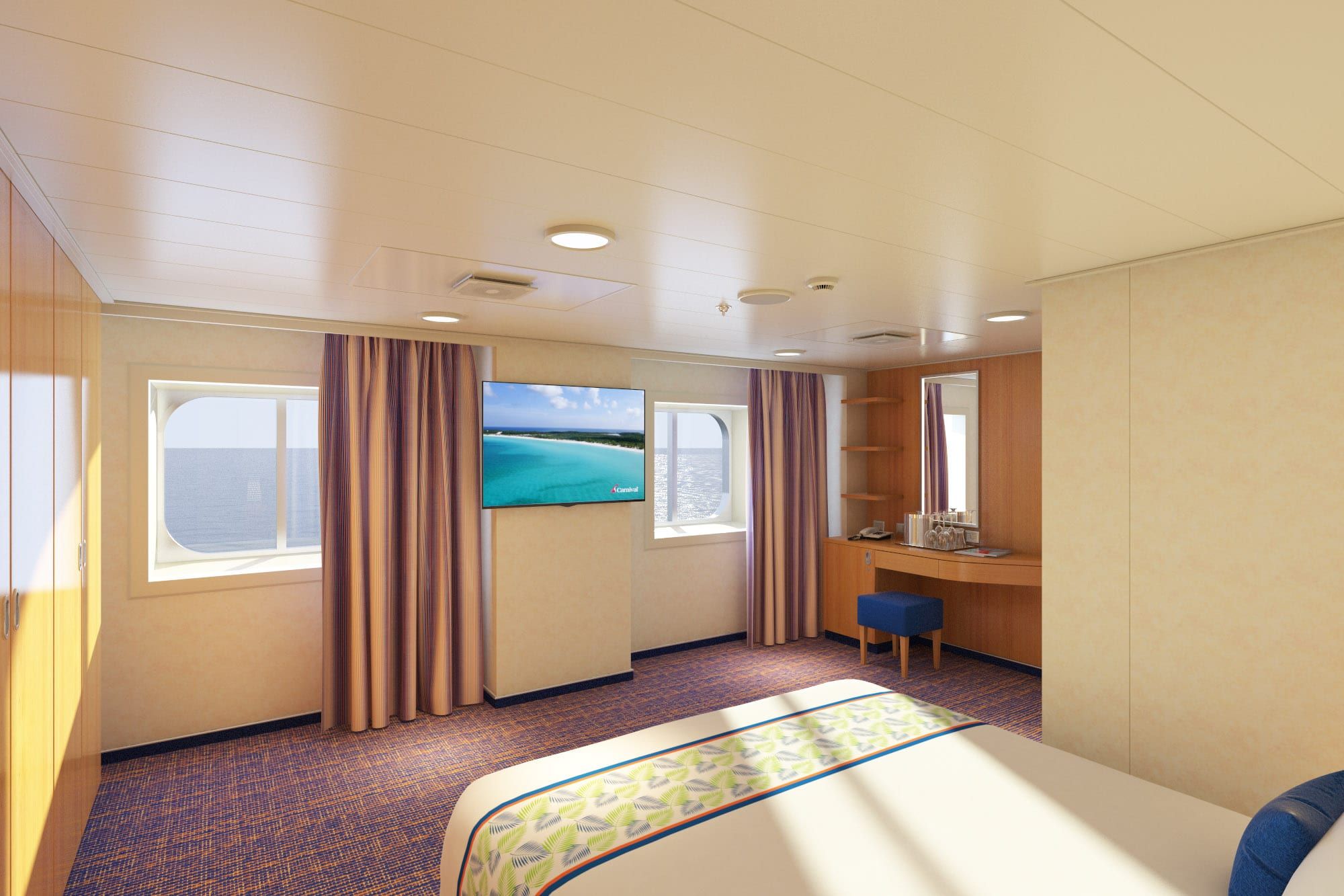 Carnival Horizon Ocean View (6A) cabin, photo 2 of 4