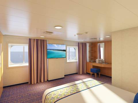 Carnival Horizon Ocean View (6A) cabin, photo 2 of 4 Carnival Horizon Ocean View (6A) cabin, photo 2 of 4