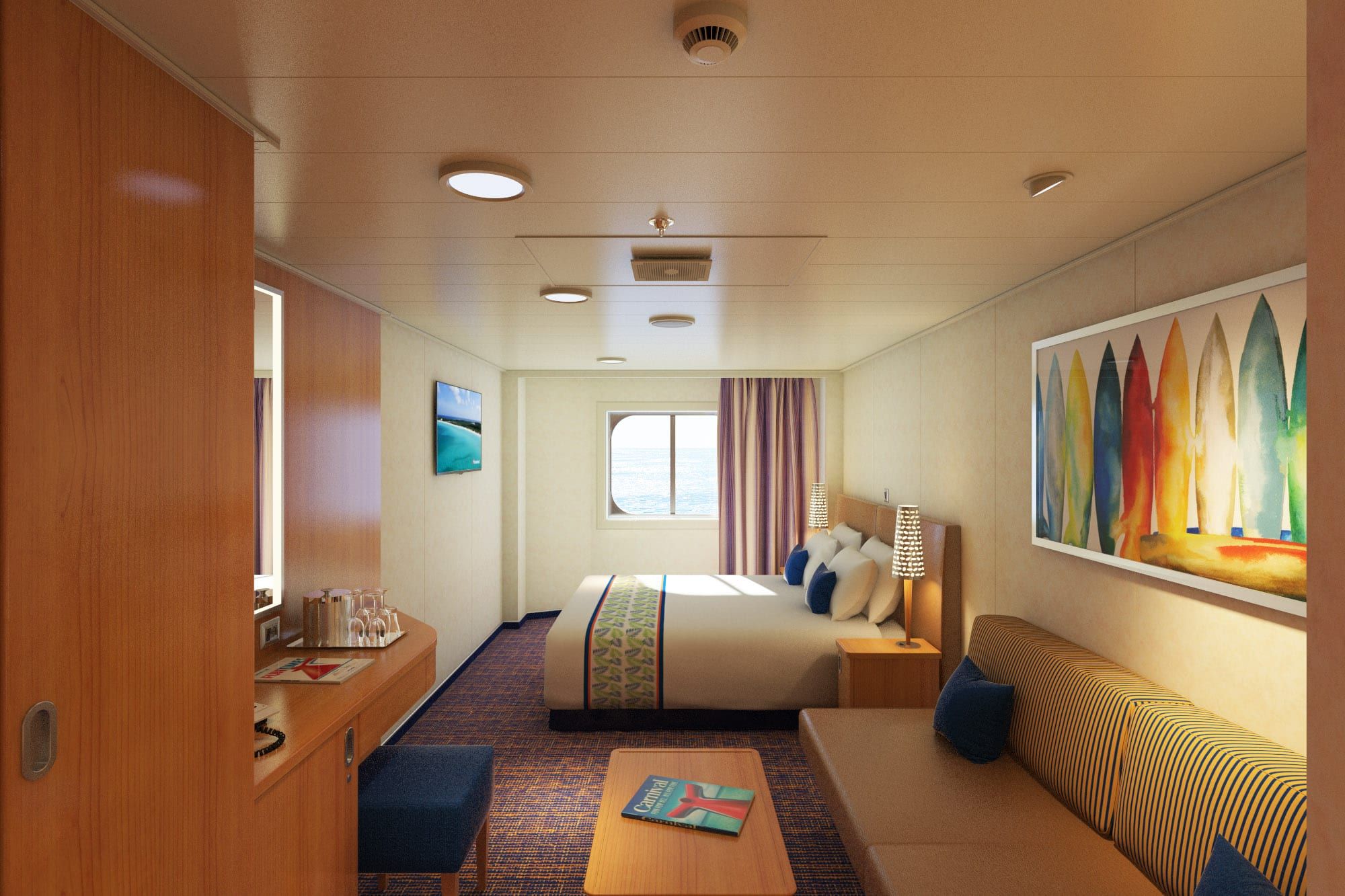 Carnival Horizon Ocean View (6A) cabin, photo 1 of 4