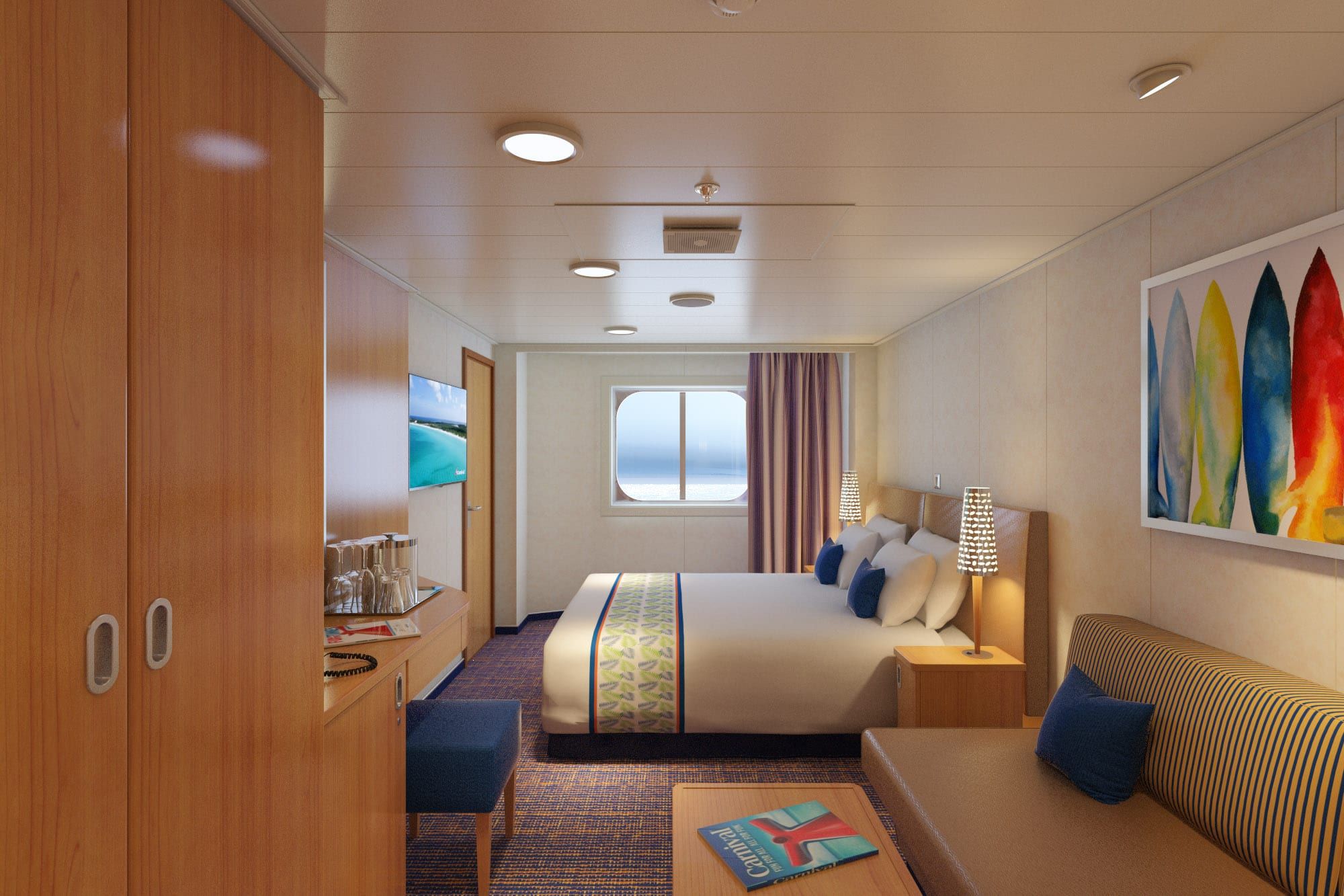 Carnival Horizon Ocean View (Obstructed View) (6B) cabin, photo 1 of 2