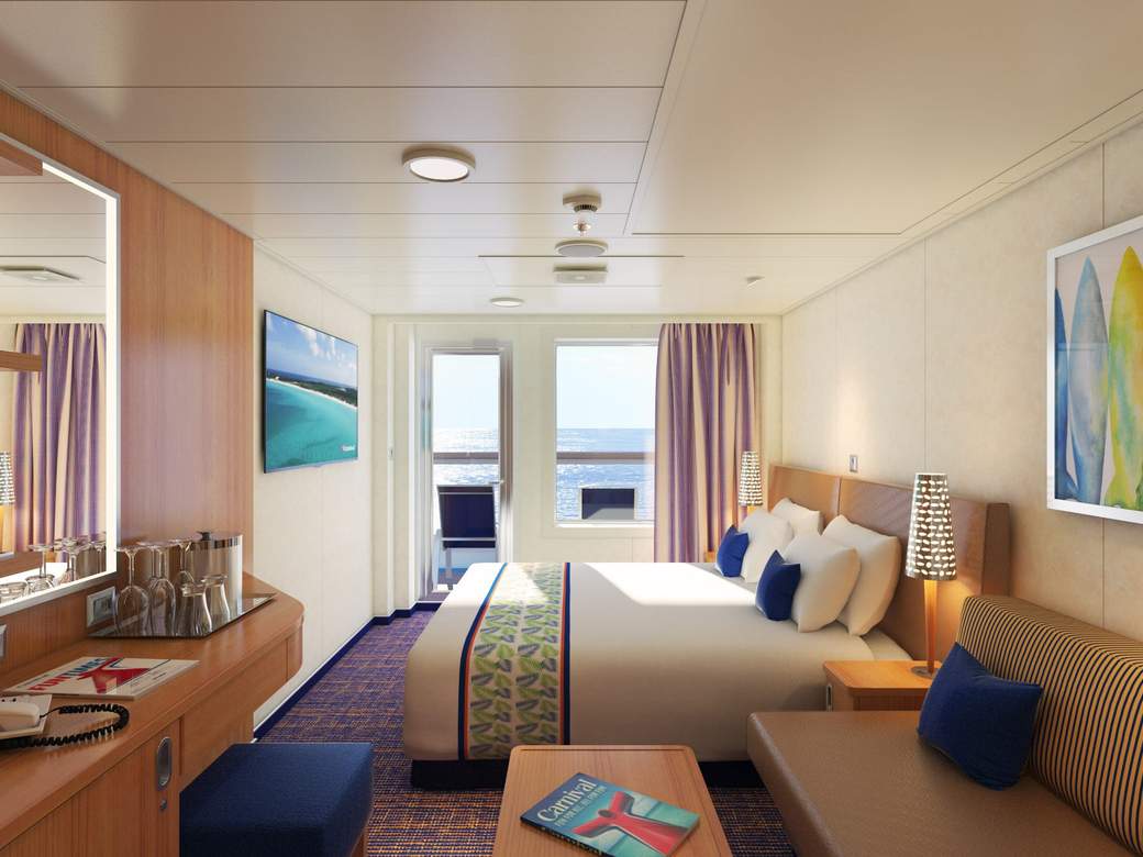 Carnival Horizon Balcony (8A) cabin, photo 1 of 4 Carnival Horizon Balcony (8A) cabin, photo 1 of 4