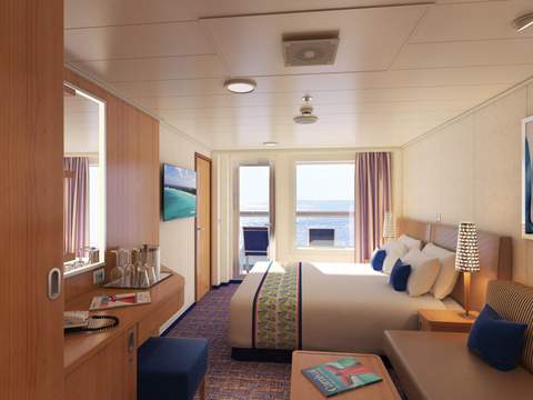 Carnival Horizon Balcony (8A) cabin, photo 2 of 4 Carnival Horizon Balcony (8A) cabin, photo 2 of 4