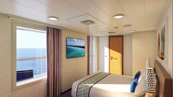Carnival Horizon Premium Balcony (9B) cabin, photo 1 of 4 Carnival Horizon Premium Balcony (9B) cabin, photo 1 of 4