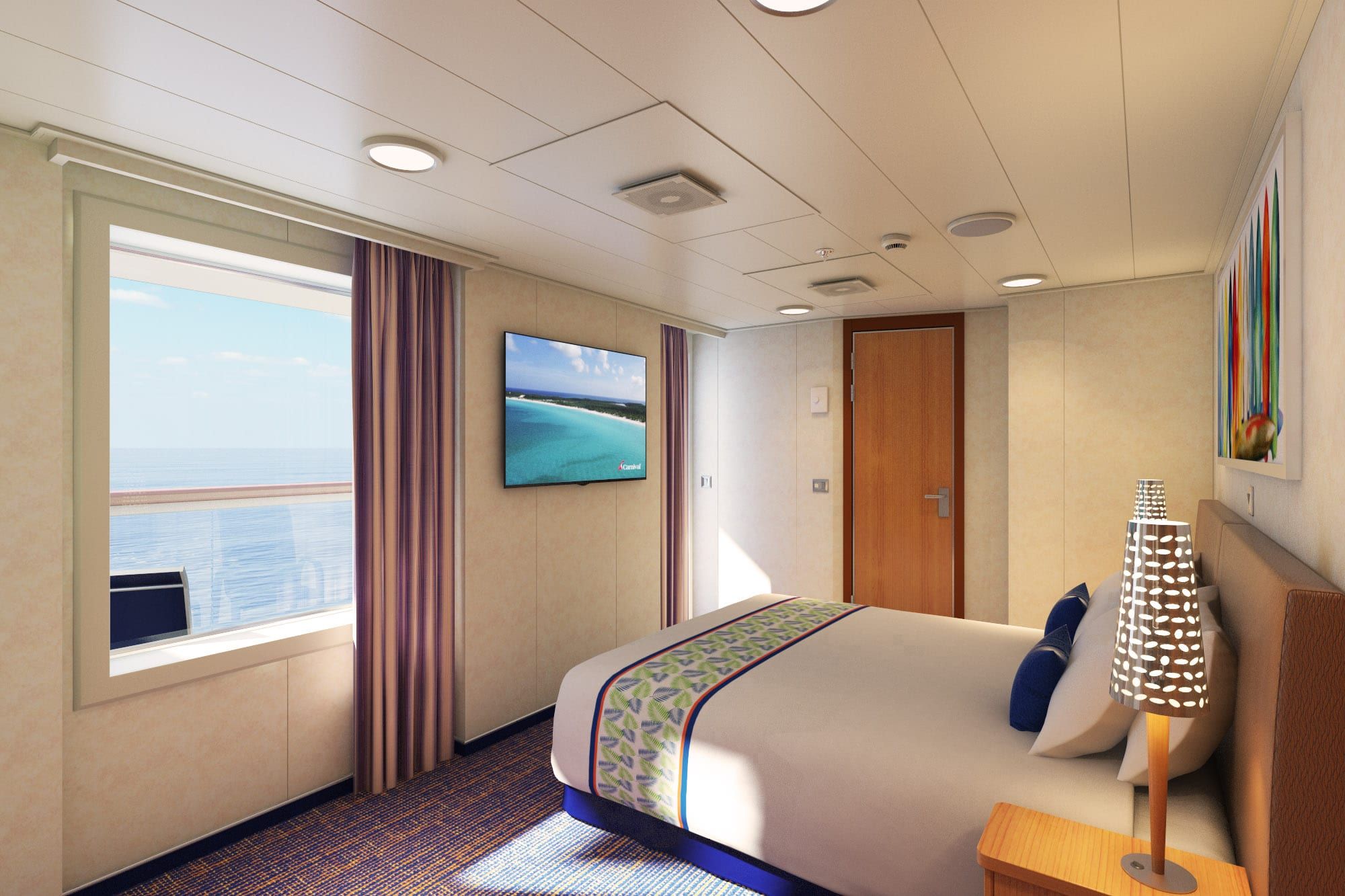 Carnival Horizon Premium Balcony (9B) cabin, photo 2 of 4