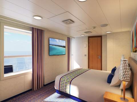 Carnival Horizon Premium Balcony (9B) cabin, photo 2 of 4 Carnival Horizon Premium Balcony (9B) cabin, photo 2 of 4