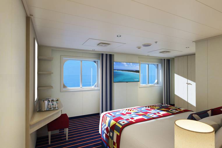 Carnival Horizon Family Harbor Ocean View (Obstructed View) (FE) cabin, photo 1 of 9