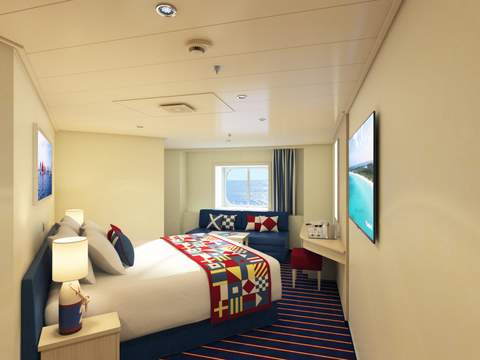 Carnival Horizon Family Harbor Ocean View (Obstructed View) (FE) cabin, photo 2 of 9 Carnival Horizon Family Harbor Ocean View (Obstructed View) (FE) cabin, photo 2 of 9
