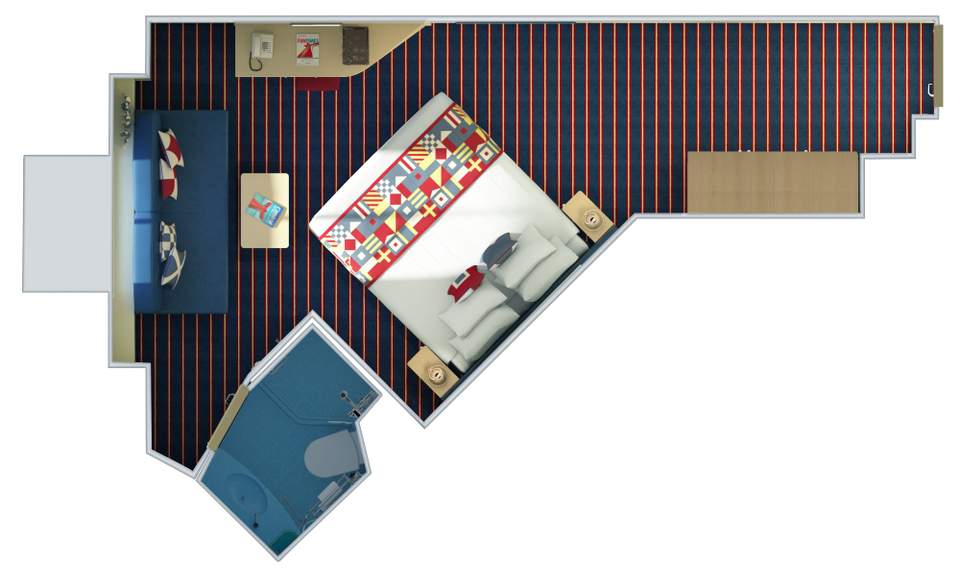 Carnival Horizon Family Harbor Ocean View (Obstructed View) (FE) floor plan, photo 1 of 2 Carnival Horizon Family Harbor Ocean View (Obstructed View) (FE) floor plan, photo 1 of 2