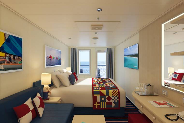 Carnival Horizon Family Harbor Aft-View Extended Balcony (FO) cabin, photo 2 of 4