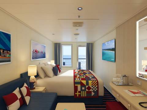 Carnival Horizon Family Harbor Aft-View Extended Balcony (FO) cabin, photo 2 of 4 Carnival Horizon Family Harbor Aft-View Extended Balcony (FO) cabin, photo 2 of 4