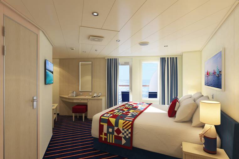 Carnival Horizon Family Harbor Aft-View Extended Balcony (FO) cabin, photo 3 of 4