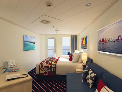 Carnival Horizon Family Harbor Aft-View Extended Balcony (FO) cabin, photo 4 of 4 Carnival Horizon Family Harbor Aft-View Extended Balcony (FO) cabin, photo 4 of 4