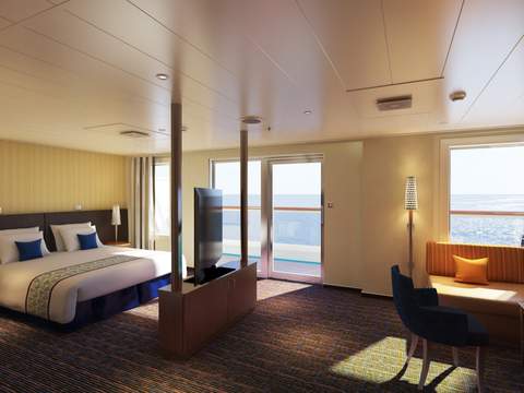 Carnival Horizon Ocean Suite - Accessible (OS) cabin, photo 1 of 2 Carnival Horizon Ocean Suite - Accessible (OS) cabin, photo 1 of 2