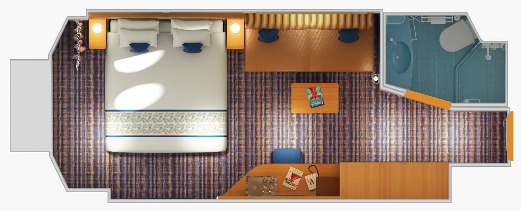 Carnival Horizon Porthole (PT) floor plan