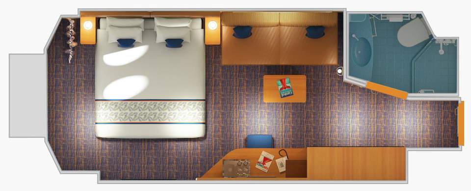 Carnival Horizon Porthole (PT) floor plan Carnival Horizon Porthole (PT) floor plan