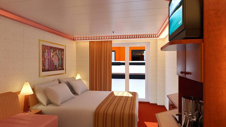 Carnival Legend Interior with Window (Obstructed View) (4K) cabin