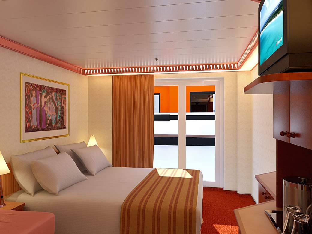 Carnival Legend Interior with Window (Obstructed View) (4K) cabin Carnival Legend Interior with Window (Obstructed View) (4K) cabin