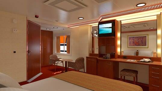 Carnival Legend Interior with Window (Obstructed View) - Accessible (4K) cabin, photo 1 of 4