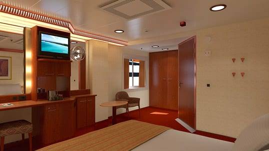 Carnival Legend Interior with Window (Obstructed View) - Accessible (4K) cabin, photo 2 of 4