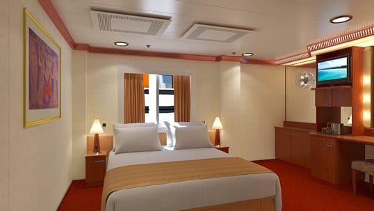 Carnival Legend Interior with Window (Obstructed View) - Accessible (4K) cabin, photo 3 of 4