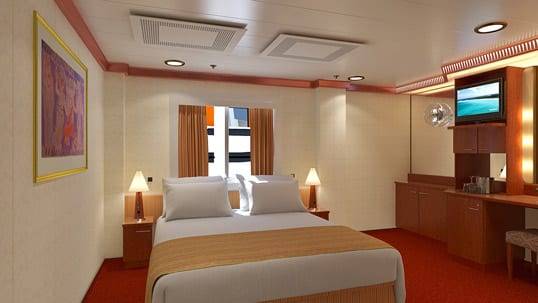 Carnival Legend Interior with Window (Obstructed View) - Accessible (4K) cabin, photo 3 of 4