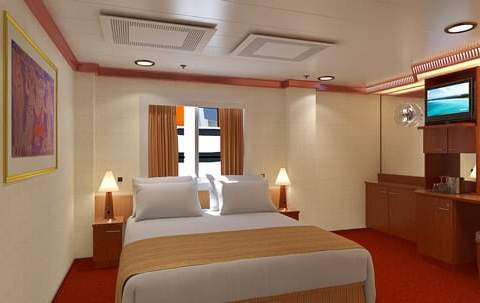 Carnival Legend Interior with Window (Obstructed View) - Accessible (4K) cabin, photo 3 of 4 Carnival Legend Interior with Window (Obstructed View) - Accessible (4K) cabin, photo 3 of 4