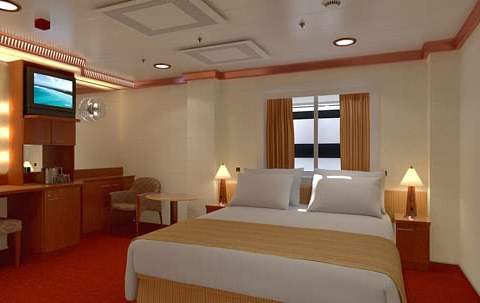 Carnival Legend Interior with Window (Obstructed View) - Accessible (4K) cabin, photo 4 of 4 Carnival Legend Interior with Window (Obstructed View) - Accessible (4K) cabin, photo 4 of 4