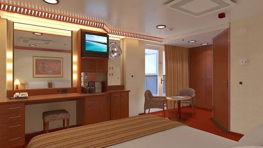 Carnival Legend Balcony (Obstructed View) - Accessible (7A) cabin