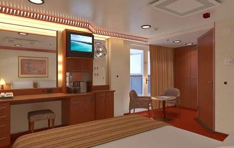 Carnival Legend Balcony (Obstructed View) - Accessible (7A) cabin