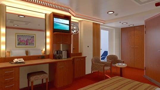 Carnival Legend Extended Balcony - Accessible (8J) cabin