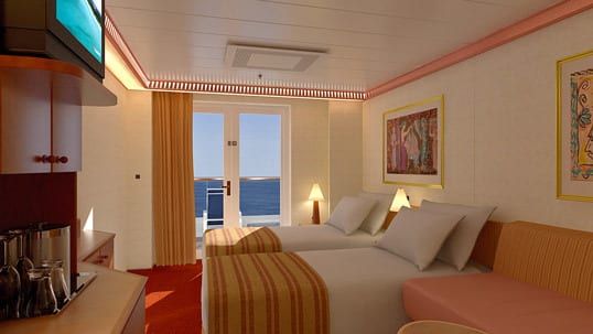 Carnival Legend Extended Balcony (8J) cabin
