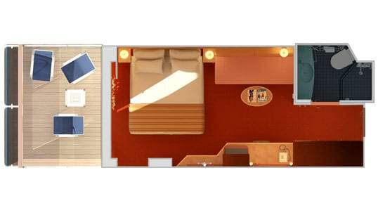 Carnival Legend Aft-View Extended Balcony (8M) floor plan Carnival Legend Aft-View Extended Balcony (8M) floor plan