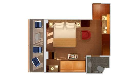 Carnival Spirit Premium Balcony (9A) floor plan, photo 1 of 2 Carnival Spirit Premium Balcony (9A) floor plan, photo 1 of 2