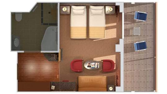Carnival Legend GS - Accessible (GS) floor plan Carnival Legend GS - Accessible (GS) floor plan