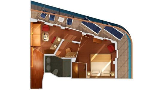 Carnival Miracle Vista Suite (VS) floor plan, photo 5 of 5