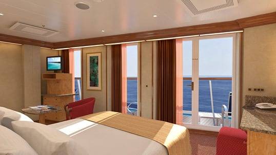 Carnival Legend Vista Suite (VS) bedroom, photo 4 of 4