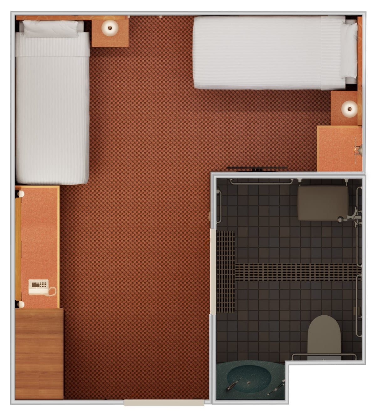 Carnival Luminosa Interior - Accessible (4A) floor plan