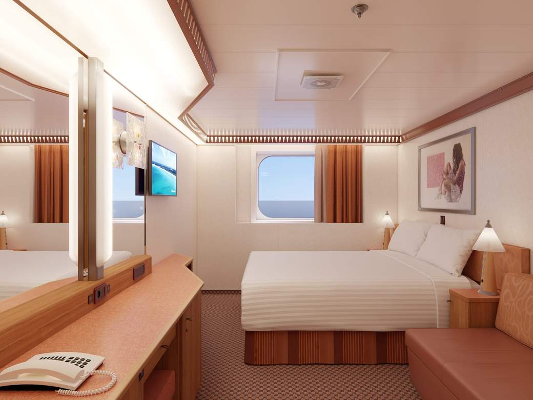 Carnival Luminosa Interior with Picture Window (Walkway View) (4J) cabin Carnival Luminosa Interior with Picture Window (Walkway View) (4J) cabin
