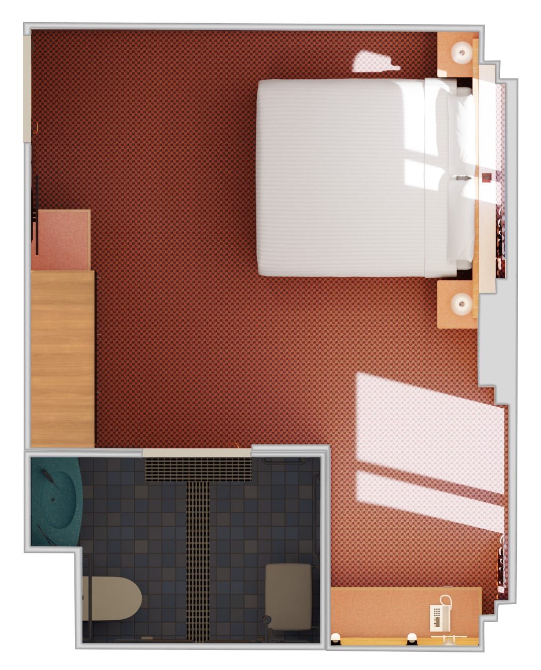 Carnival Luminosa Interior with Window (Obstructed View) - Accessible (4K) floor plan, photo 1 of 2