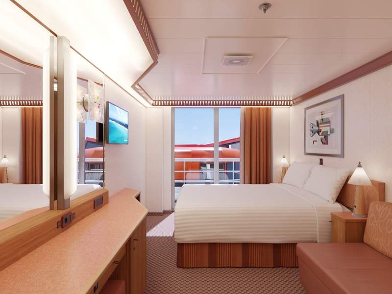 Carnival Luminosa Interior with Window (Obstructed View) (4K) cabin, photo 1 of 2